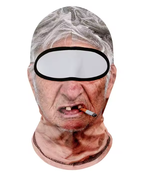 Maska narciarska z twarzą 😂